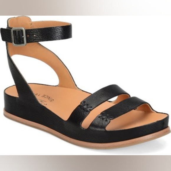 Kork Ease Audrina Sandal in Black Leather - Picture 10 of 10